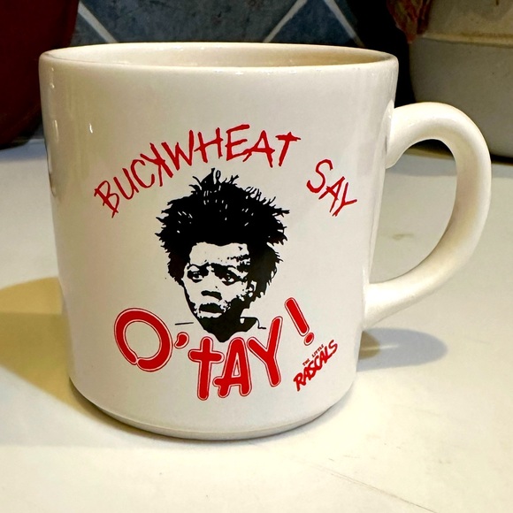 VTG 1986 RARE BUCKWHEAT SAY O’TAY MUG THE LITTLE RASCALS COLLECTIBLE TV SERIES - Picture 6 of 7